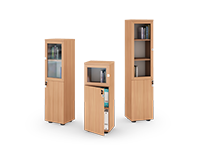 کمد-و-ویترین-با-دو-درب-چوبی-و-شیشه-ای-مولتی-کیس-تیپ-6231-41 -  - https://mohitara.com