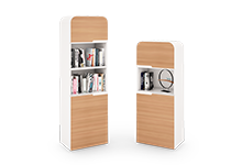 کمد-بایگانی-نیم-درب-چوبی-با-دو-درب-و-یک-طبقه-درب-دار-برلیانت-تیپ-6283-41 -  - https://mohitara.com